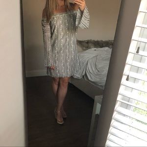 <new> BCBG Generation Boho off shoulder dress